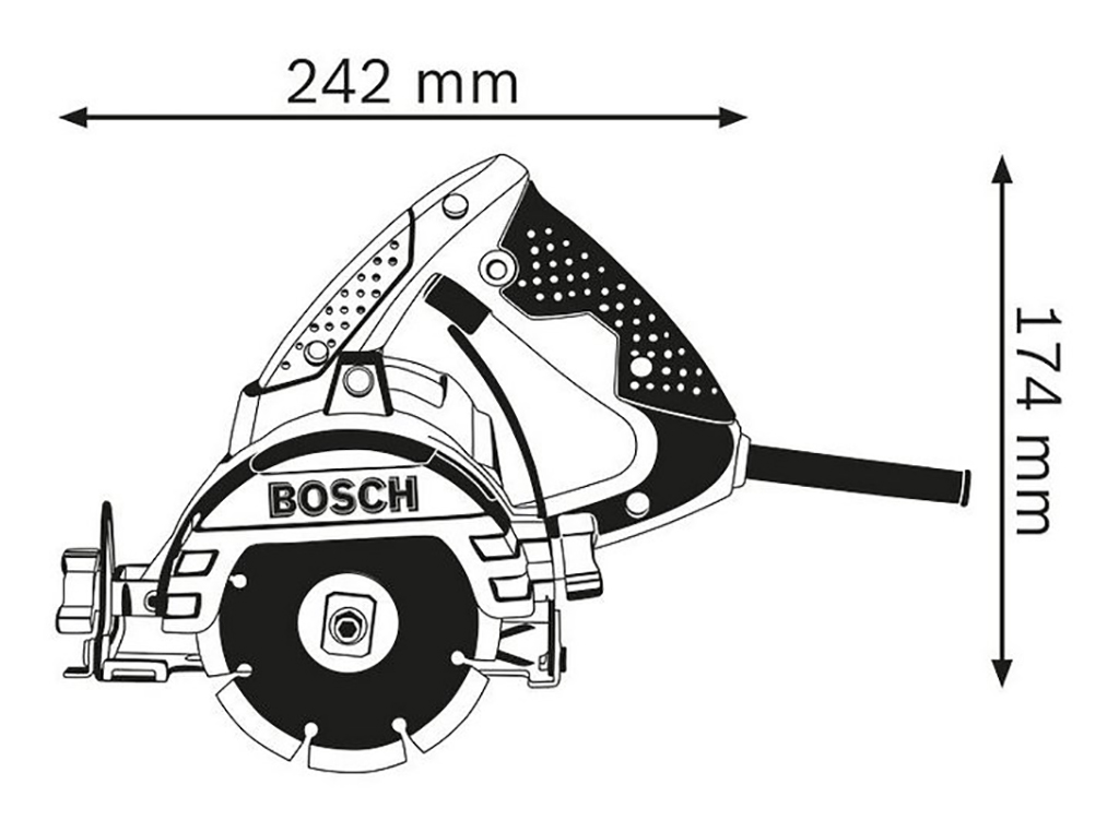 Description photo 1 of BOSCH GDM 13-34  MARBLE CUTTER PROFESSIONAL 1300W<br>BOSCH GDM 13-34 ម៉ាស៊ីនកាត់ការ៉ូ 1300 វ៉ាត់