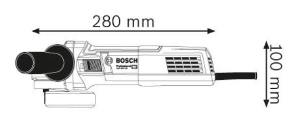 Feature photo 2 of BOSCH GWS 900-100 ANGLE GRINDER 900W<br>BOSCH GWS 900-100 ម៉ូទ័រឆាប និង កាត់ 900 វ៉ាត់